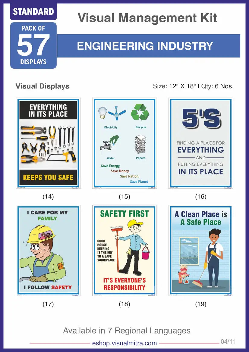 Standard Kit - Engineering Industry Visual Management Kit