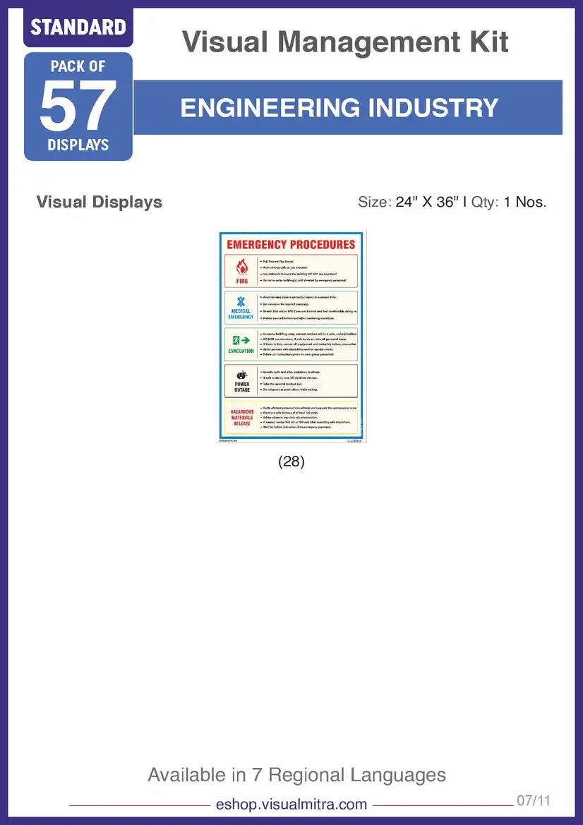 Standard Kit - Engineering Industry Visual Management Kit