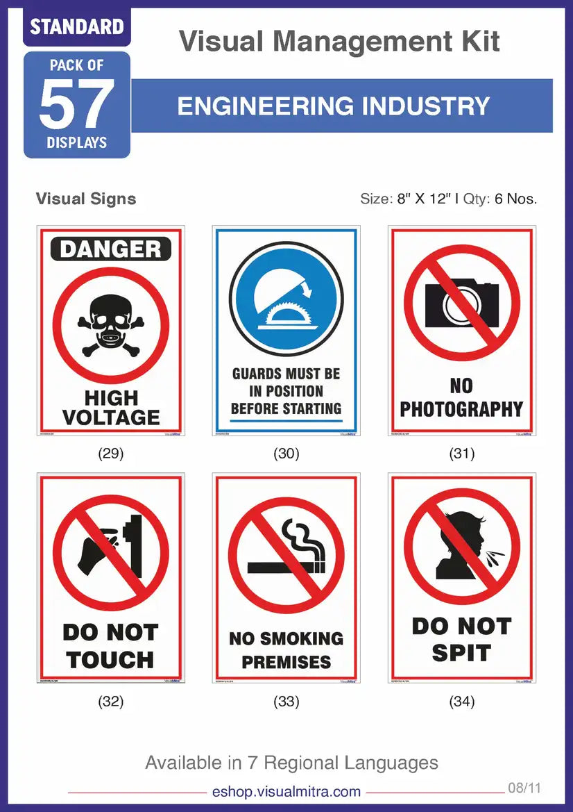 Standard Kit - Engineering Industry Visual Management Kit