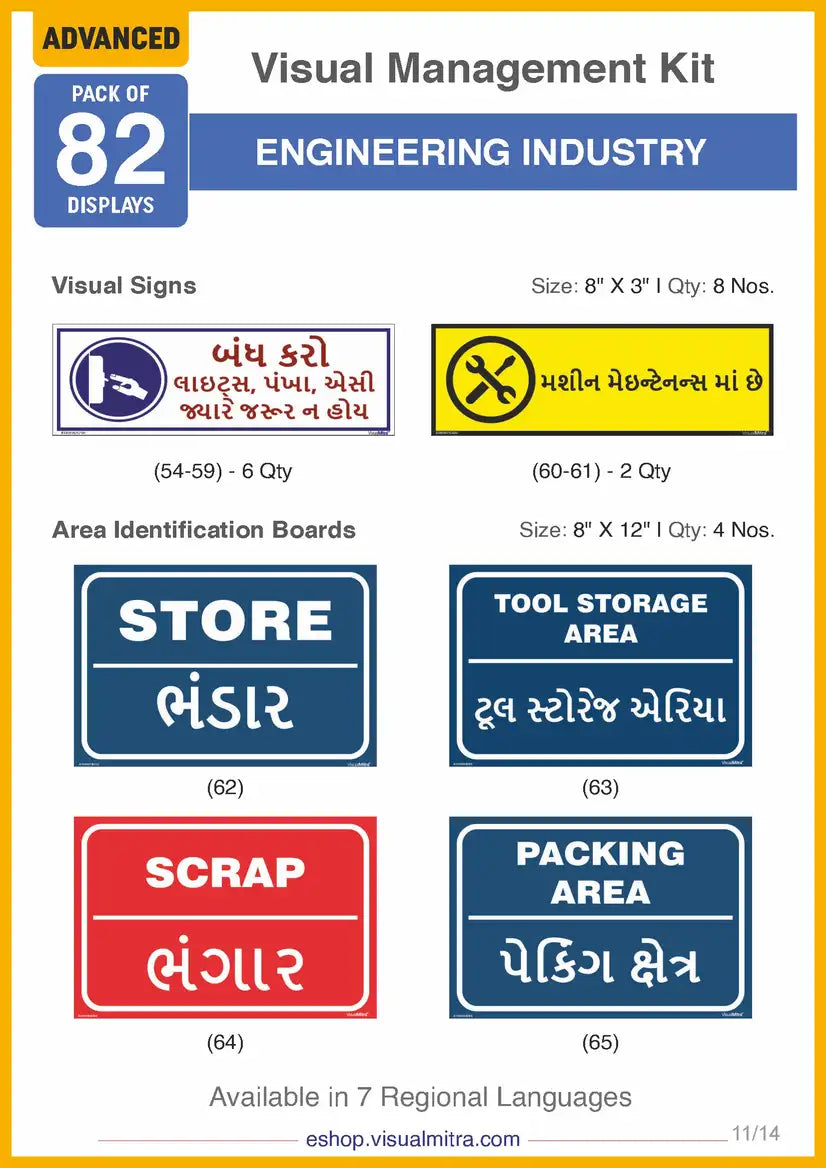 Advanced Kit - Engineering Industry Visual Management Kit