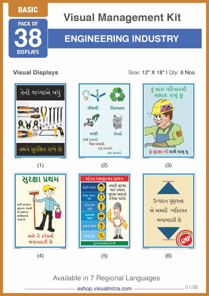 Basic Kit - Engineering Industry Visual Management Kit