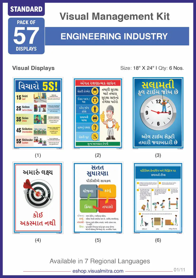 Standard Kit - Engineering Industry Visual Management Kit