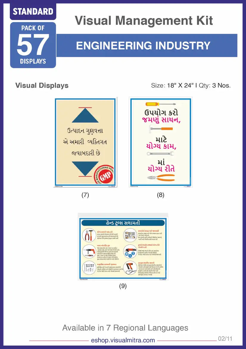 Standard Kit - Engineering Industry Visual Management Kit