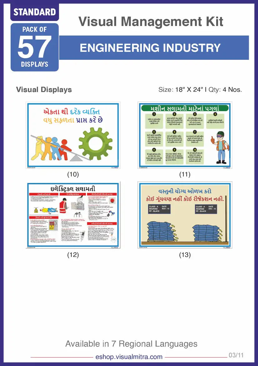 Standard Kit - Engineering Industry Visual Management Kit