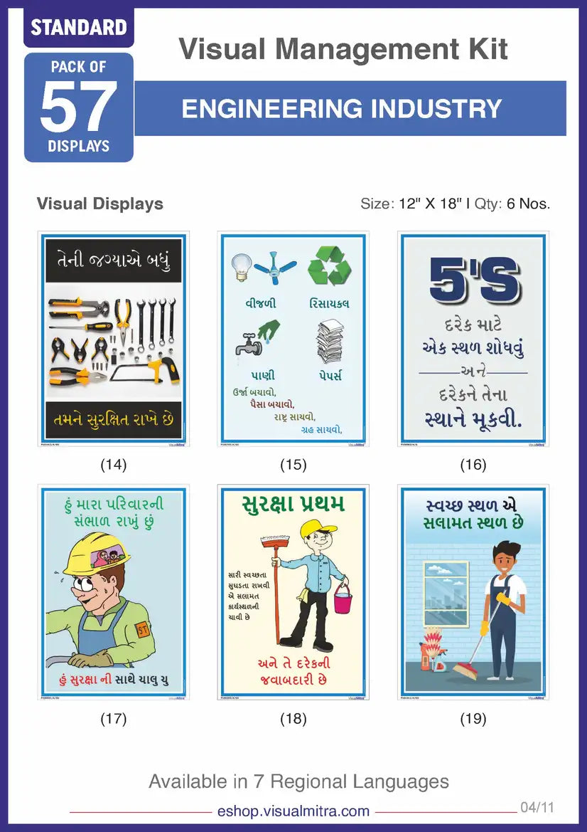 Standard Kit - Engineering Industry Visual Management Kit