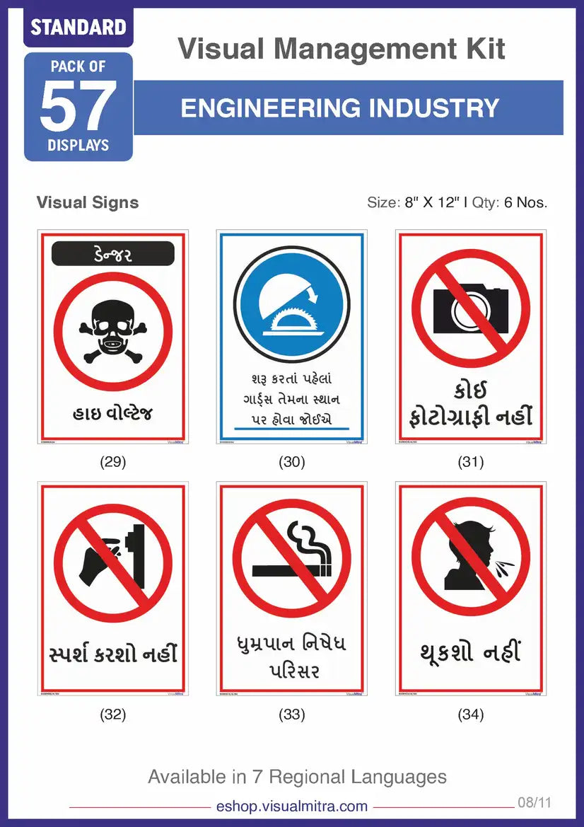 Standard Kit - Engineering Industry Visual Management Kit