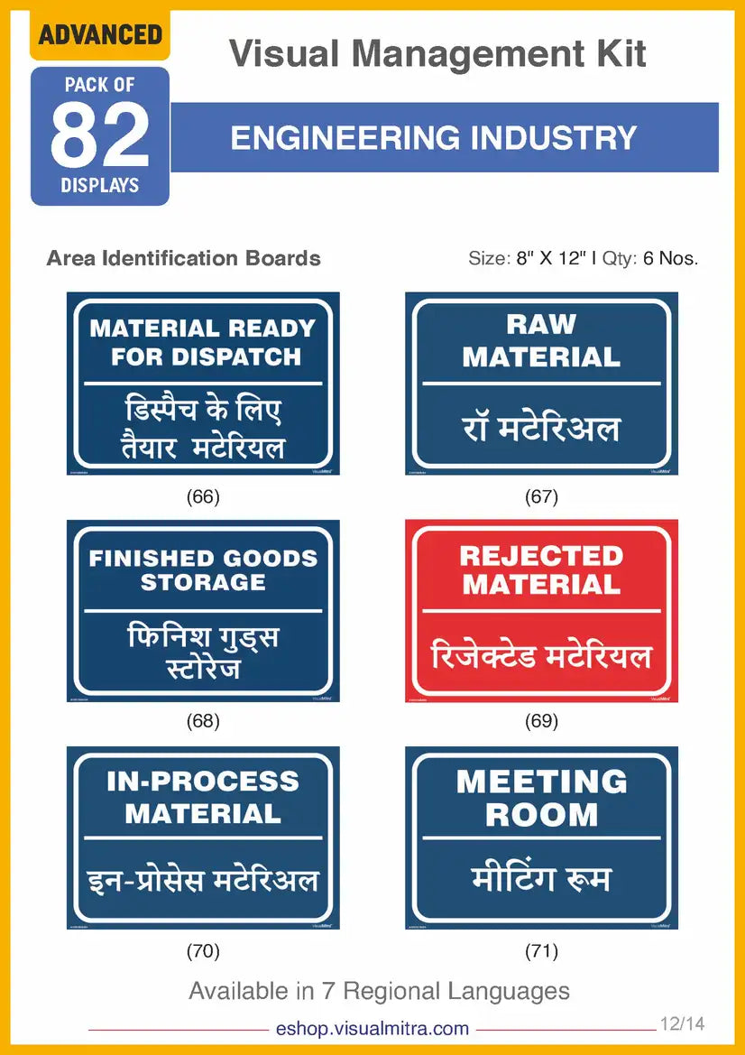 Advanced Kit - Engineering Industry Visual Management Kit