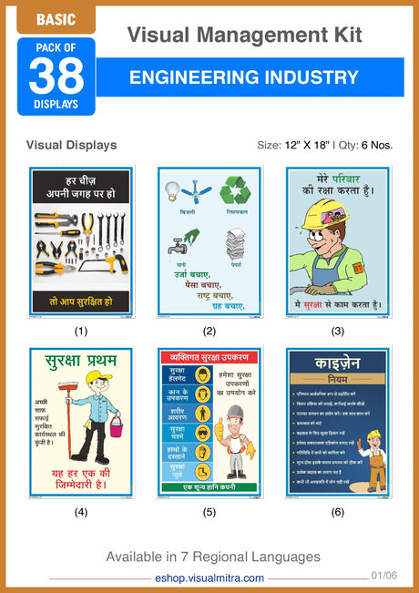 Basic Kit - Engineering Industry Visual Management Kit