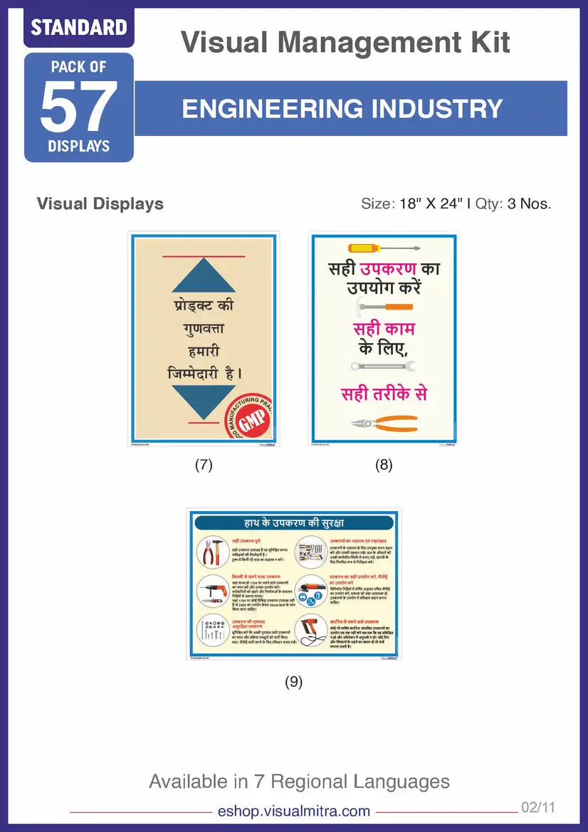 Standard Kit - Engineering Industry Visual Management Kit