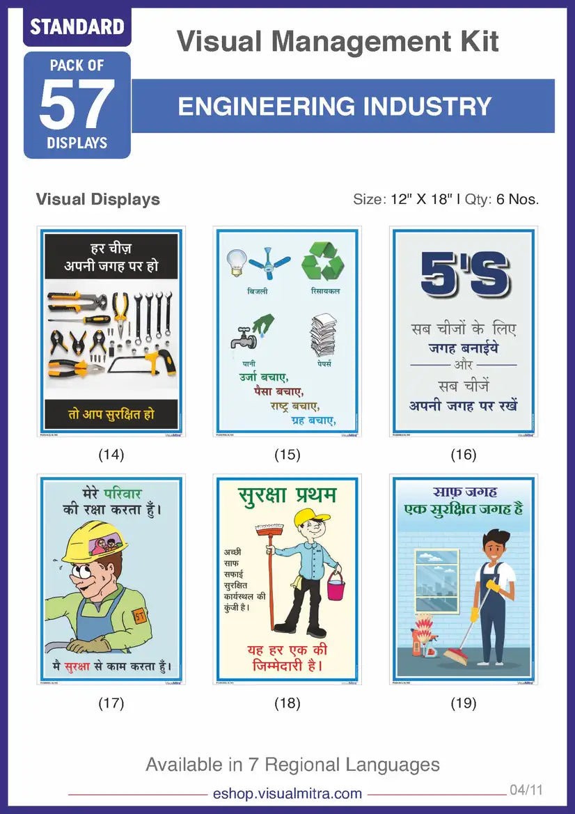 Standard Kit - Engineering Industry Visual Management Kit