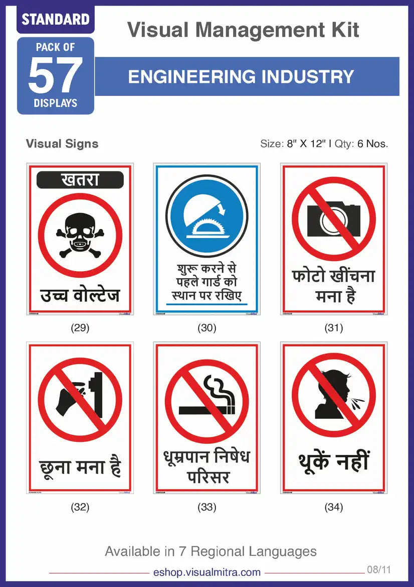 Standard Kit - Engineering Industry Visual Management Kit