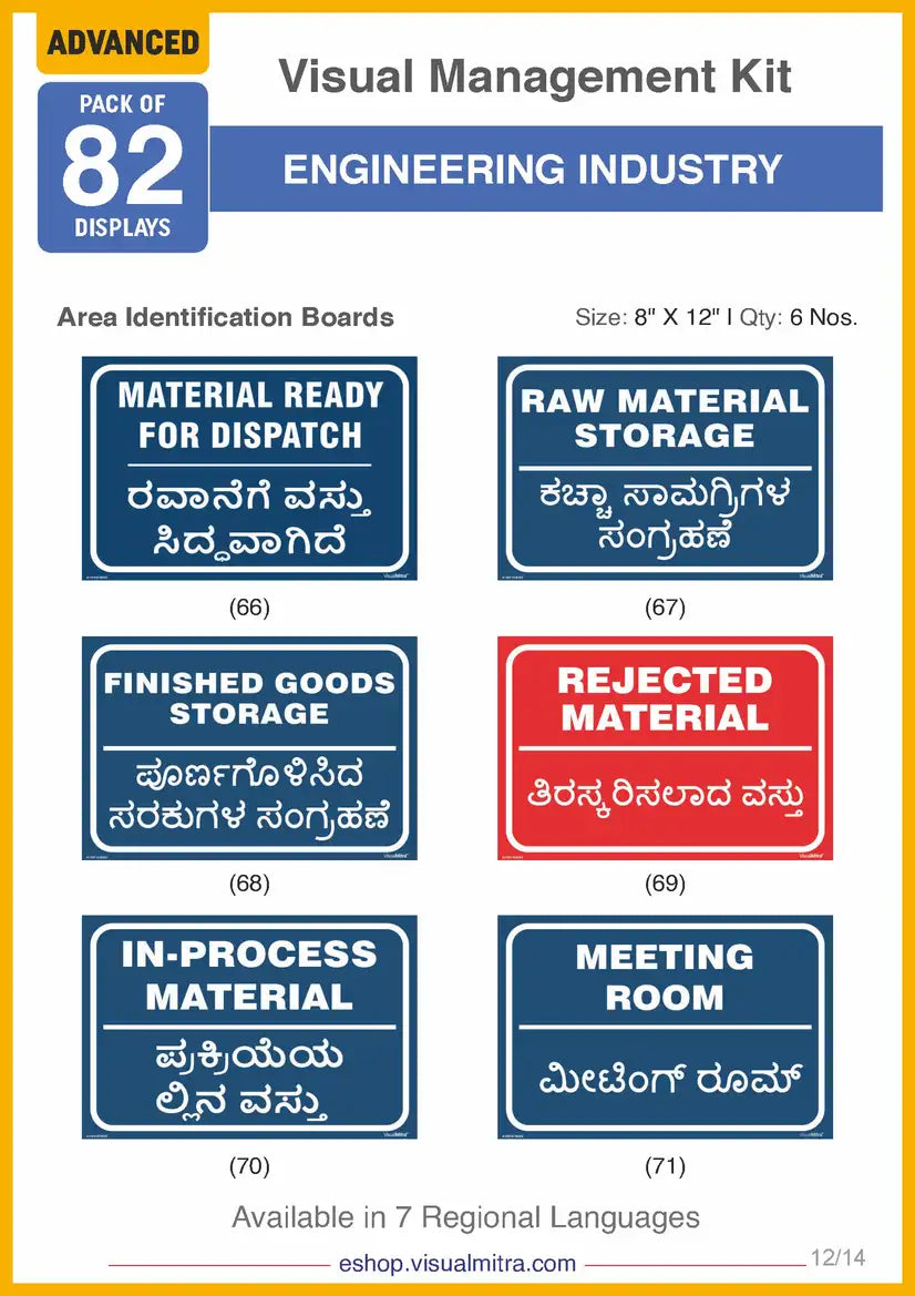 Advanced Kit - Engineering Industry Visual Management Kit