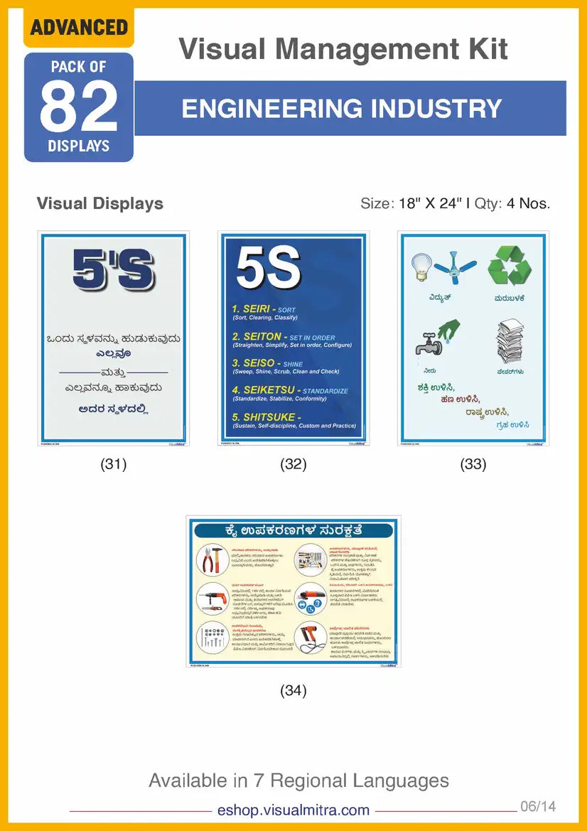 Advanced Kit - Engineering Industry Visual Management Kit