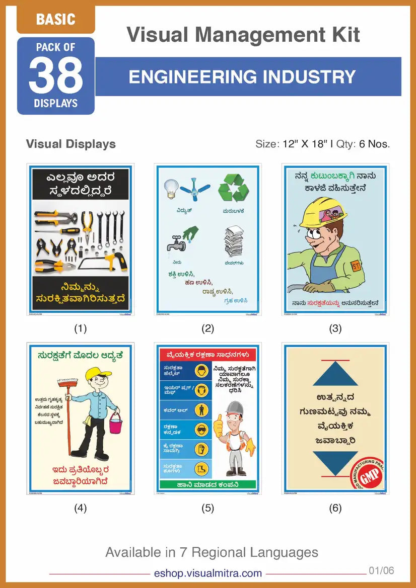 Basic Kit - Engineering Industry Visual Management Kit