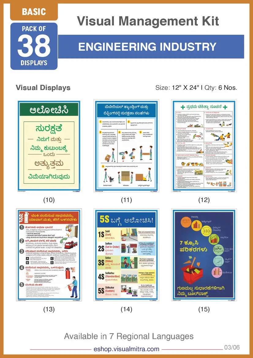 Basic Kit - Engineering Industry Visual Management Kit