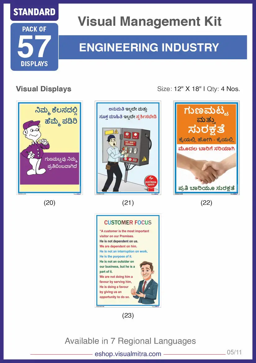 Standard Kit - Engineering Industry Visual Management Kit