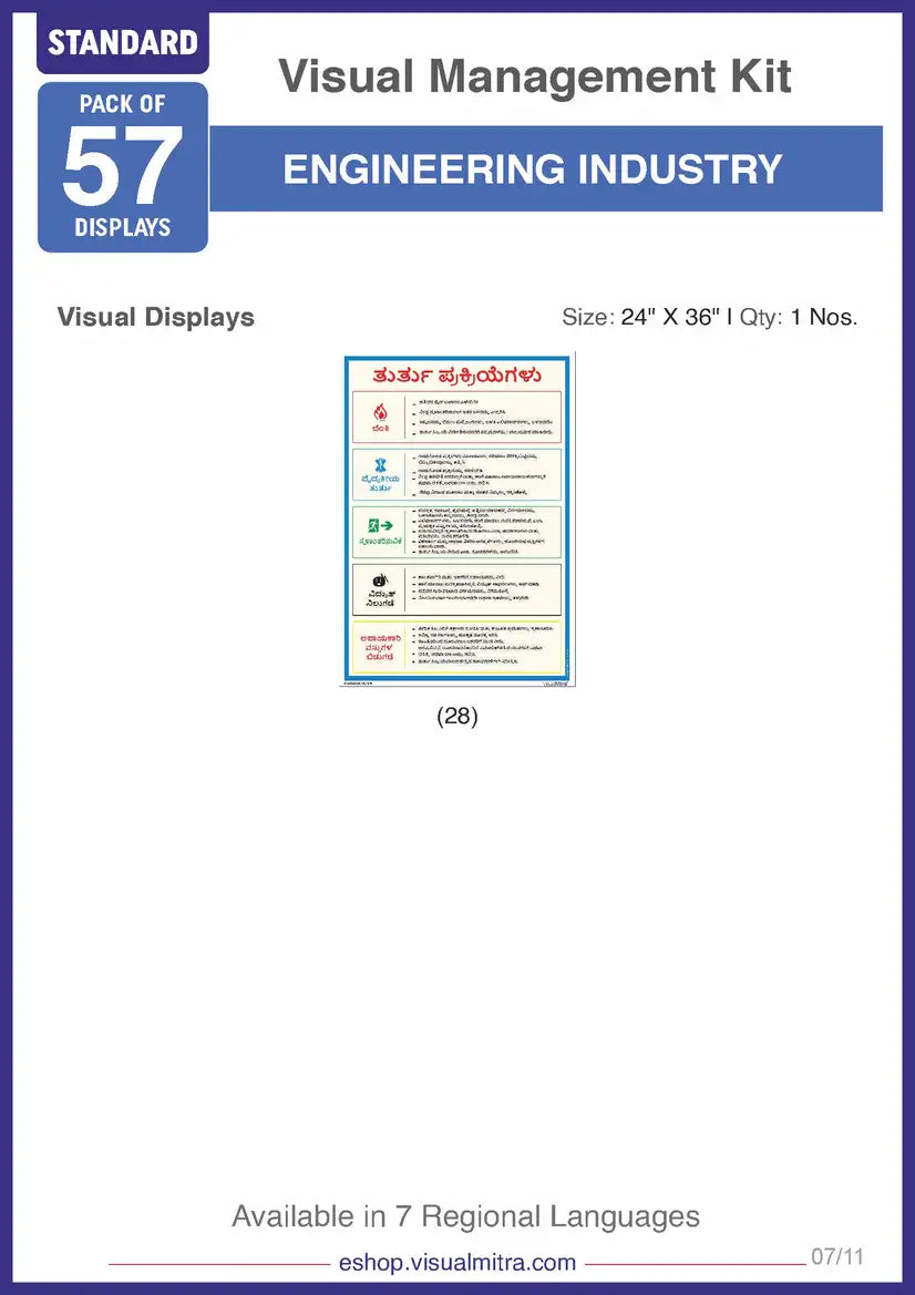 Standard Kit - Engineering Industry Visual Management Kit