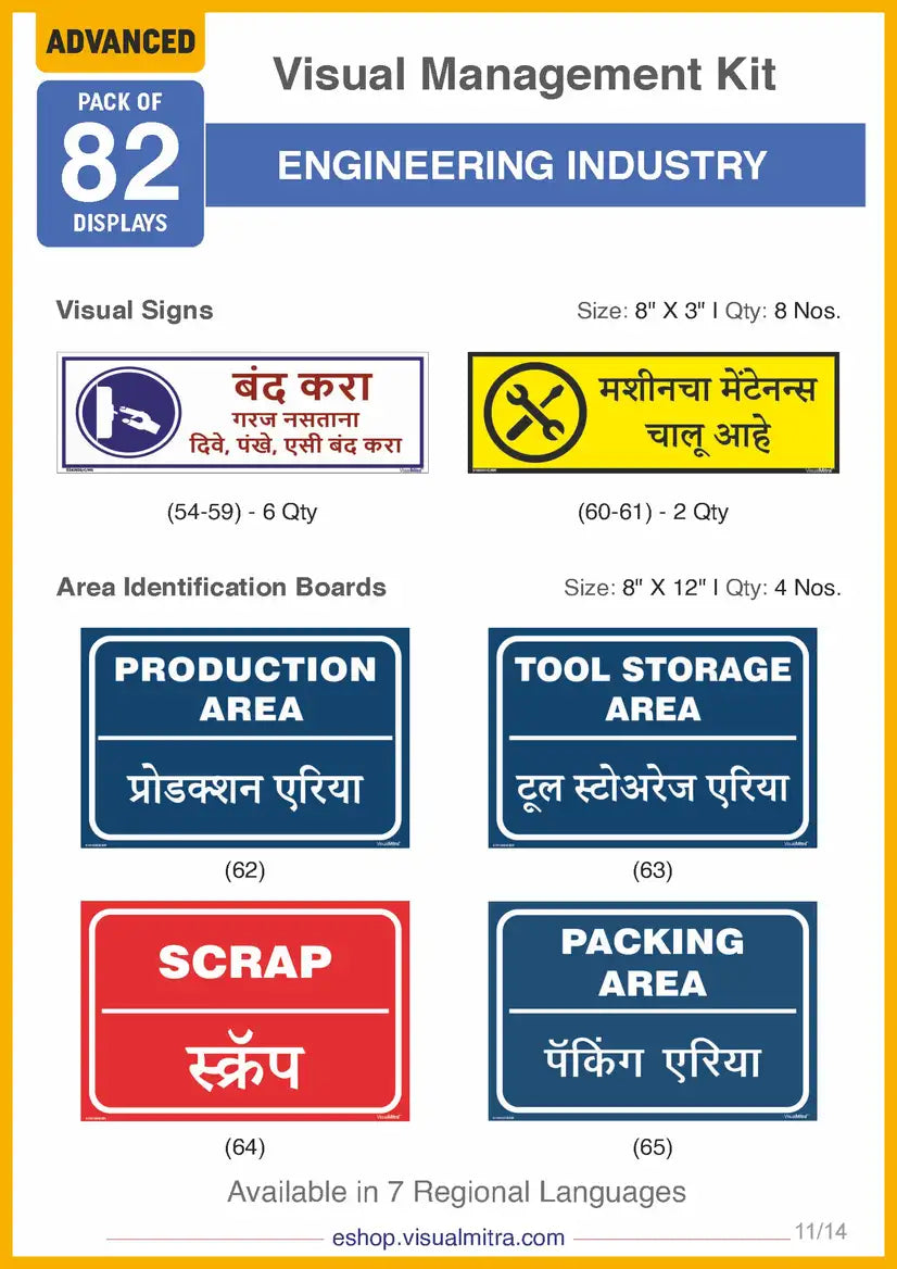 Advanced Kit - Engineering Industry Visual Management Kit