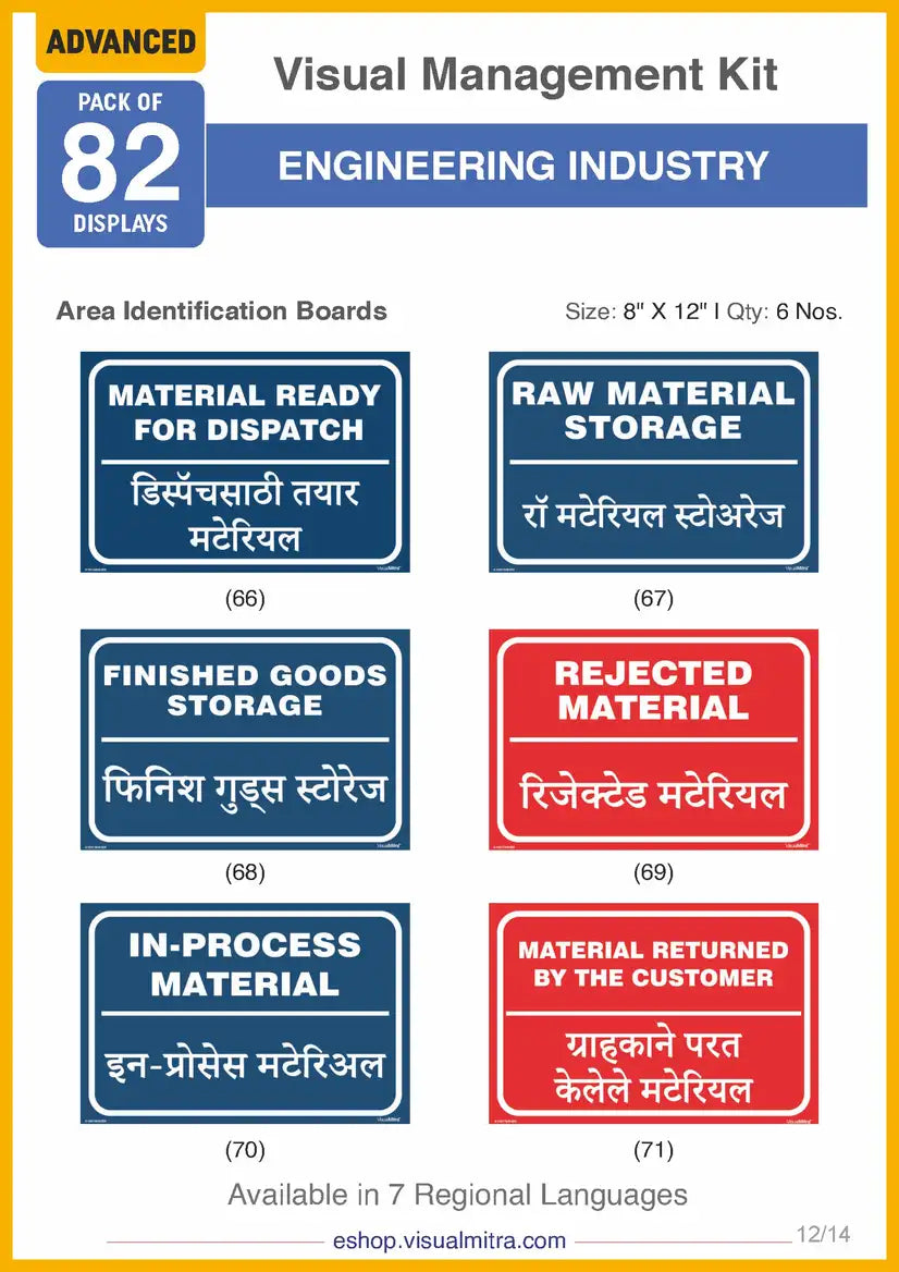 Advanced Kit - Engineering Industry Visual Management Kit