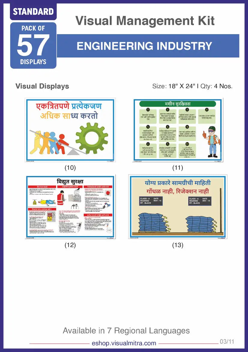Standard Kit - Engineering Industry Visual Management Kit