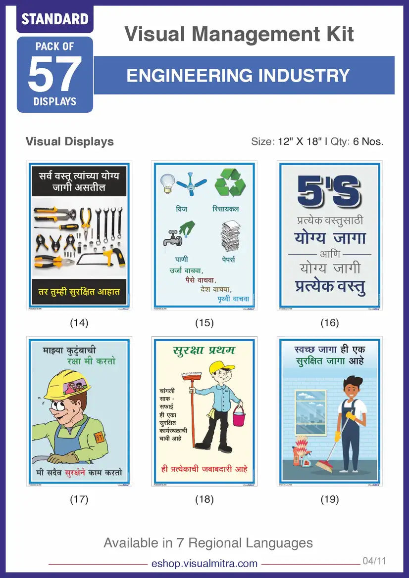 Standard Kit - Engineering Industry Visual Management Kit