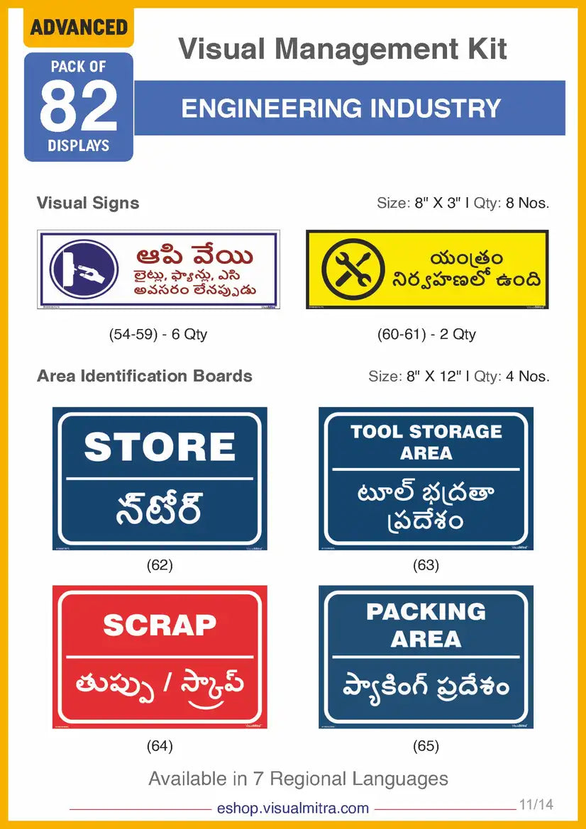 Advanced Kit - Engineering Industry Visual Management Kit