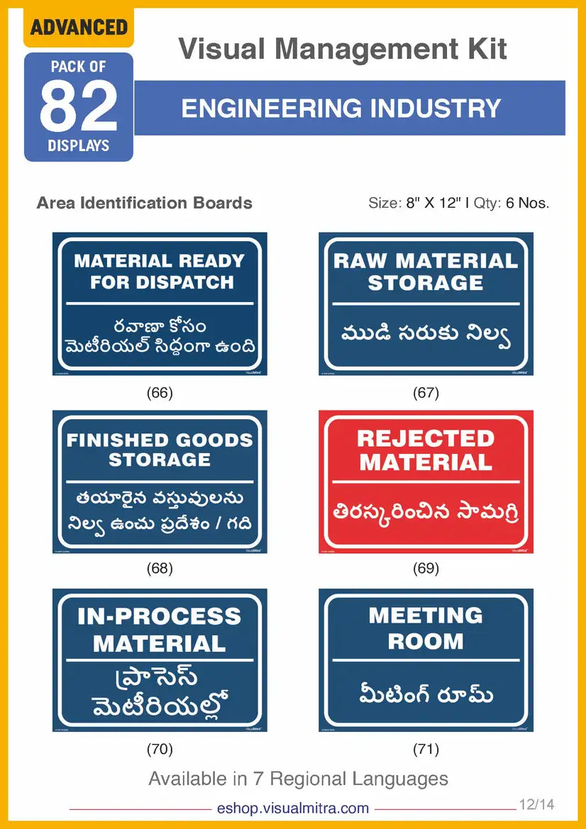Advanced Kit - Engineering Industry Visual Management Kit