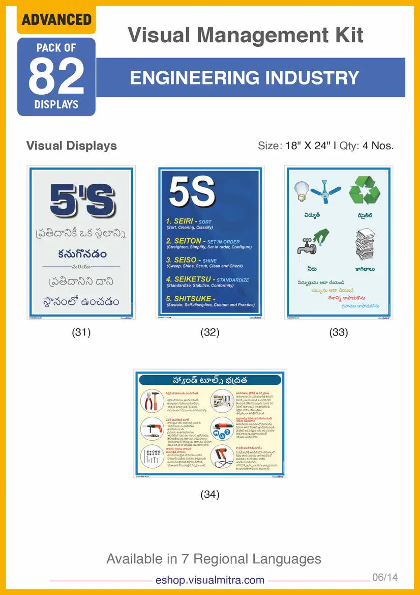 Advanced Kit - Engineering Industry Visual Management Kit