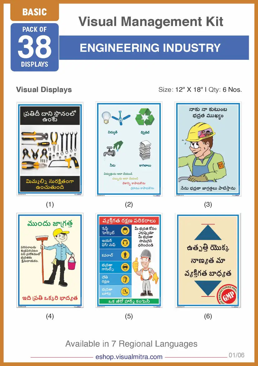 Basic Kit - Engineering Industry Visual Management Kit