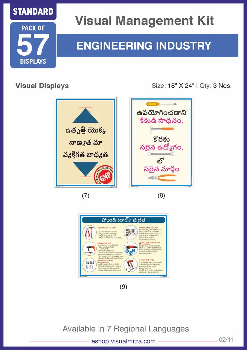 Standard Kit - Engineering Industry Visual Management Kit