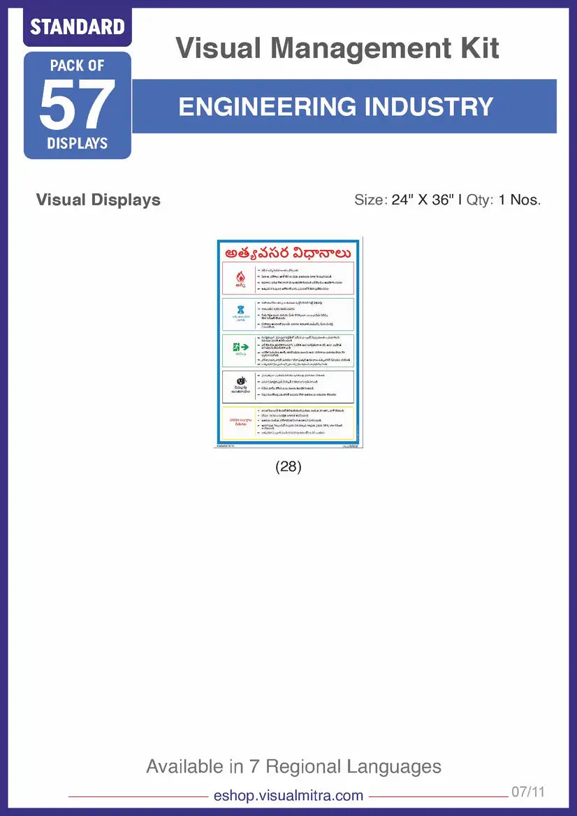 Standard Kit - Engineering Industry Visual Management Kit