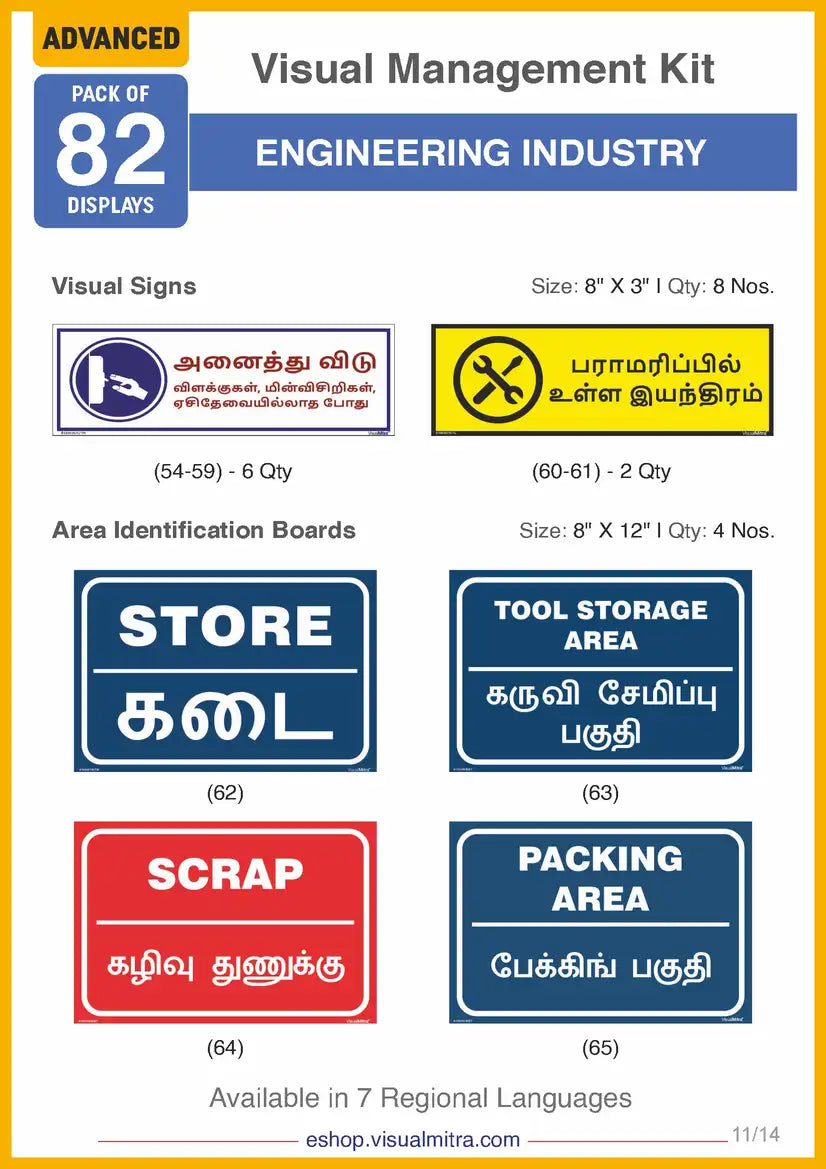 Advanced Kit - Engineering Industry Visual Management Kit