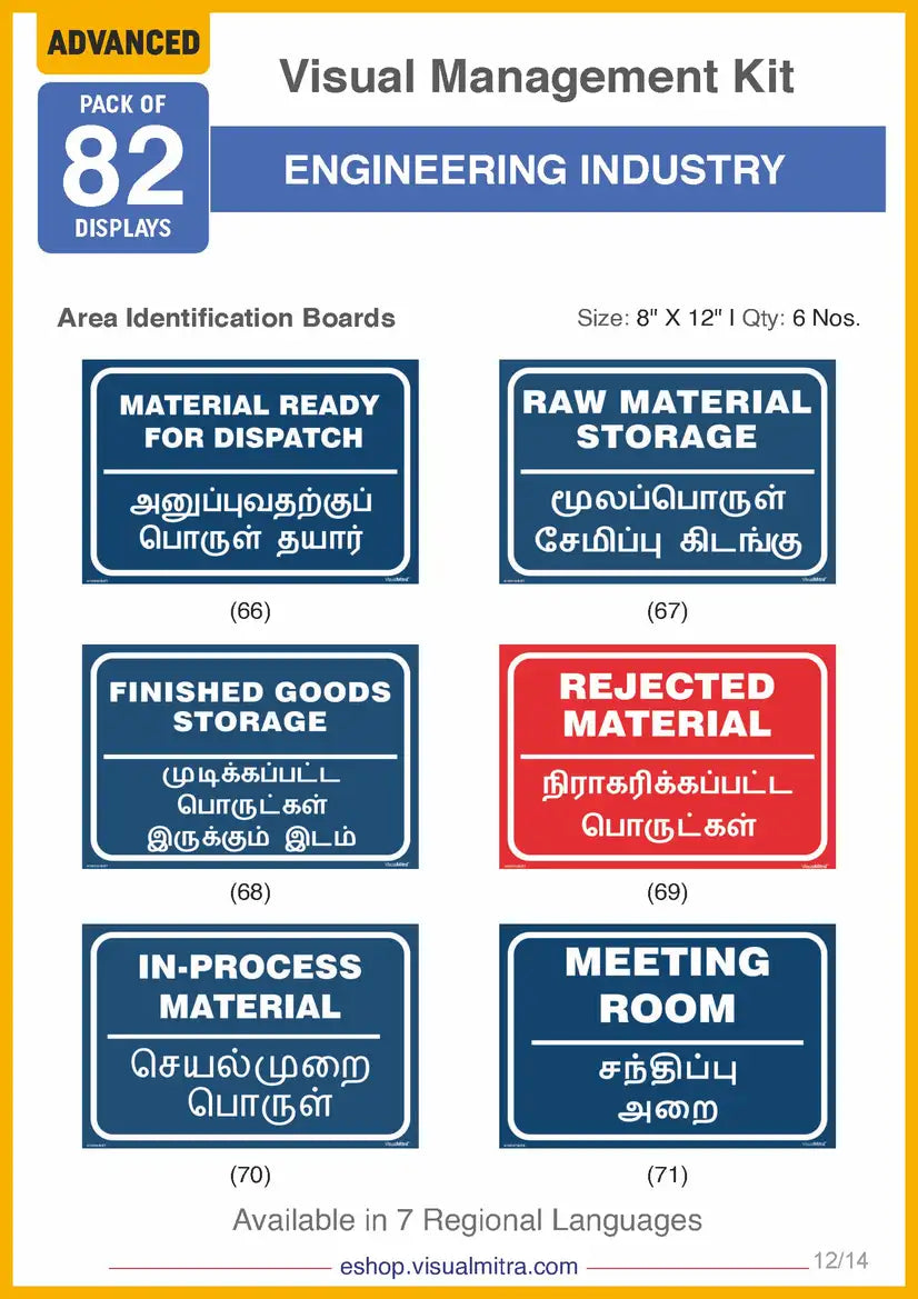 Advanced Kit - Engineering Industry Visual Management Kit