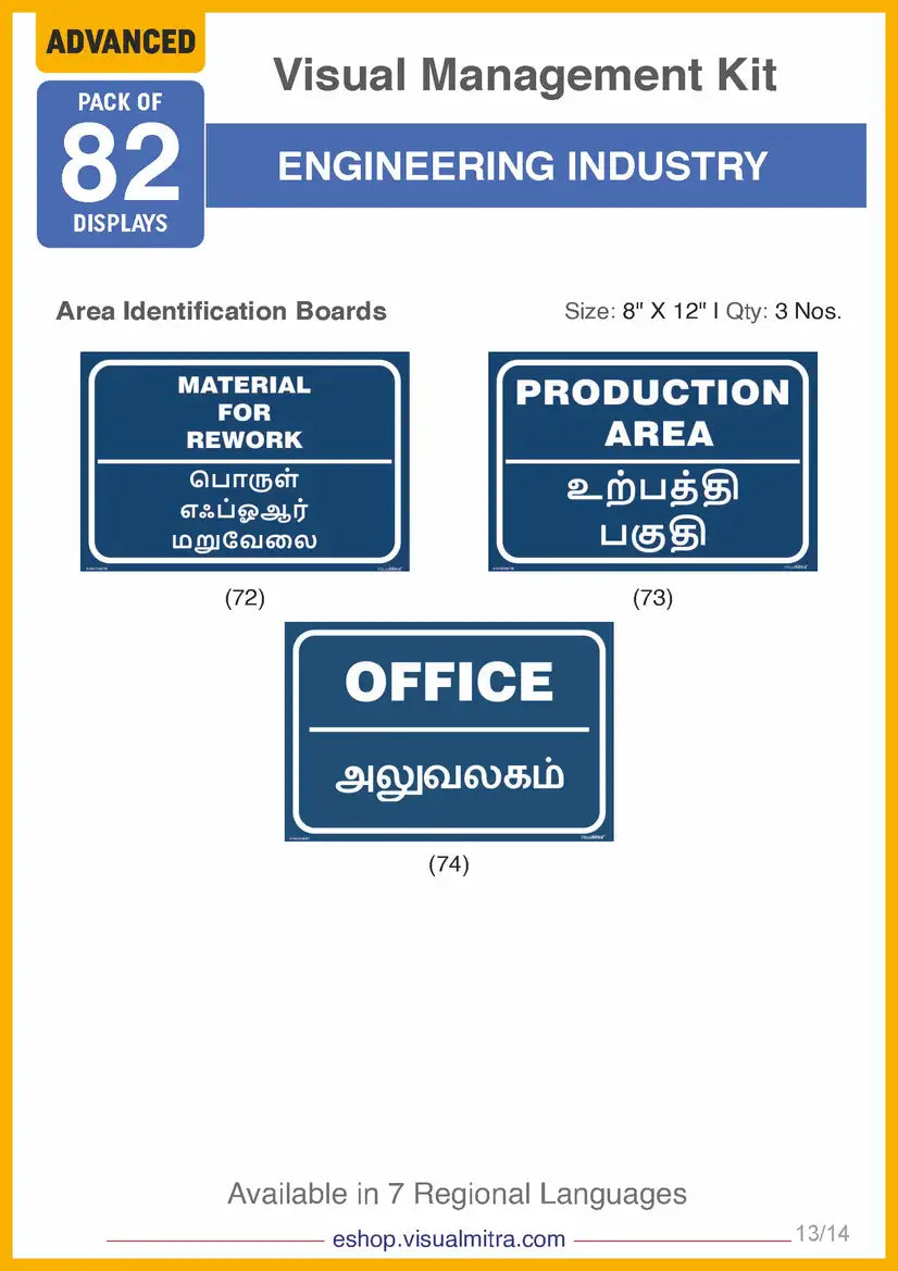 Advanced Kit - Engineering Industry Visual Management Kit