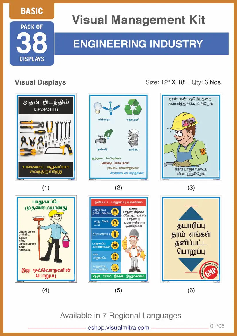 Basic Kit - Engineering Industry Visual Management Kit
