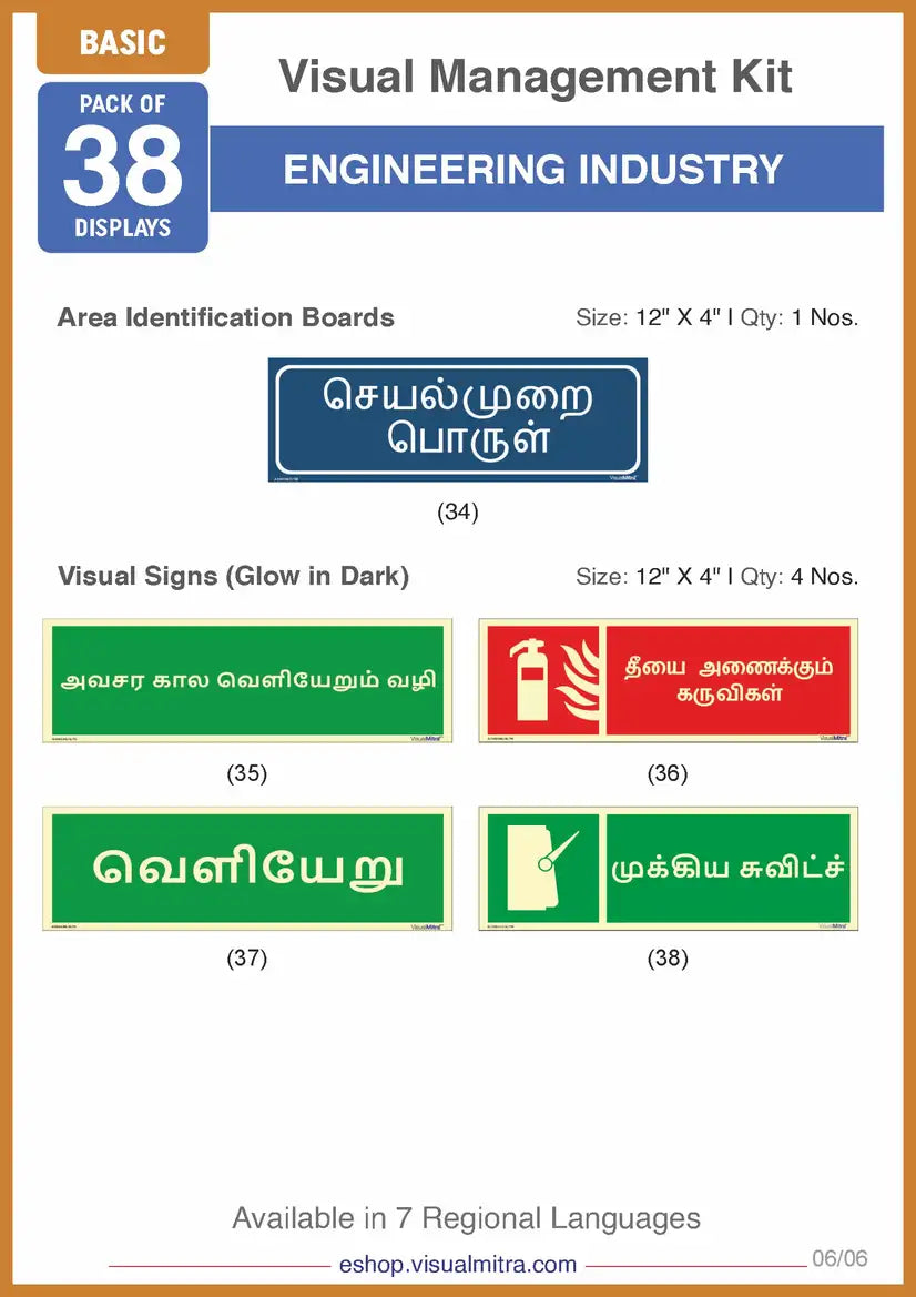 Basic Kit - Engineering Industry Visual Management Kit