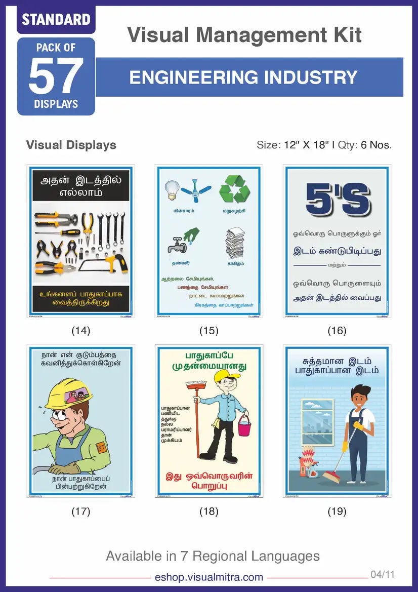 Standard Kit - Engineering Industry Visual Management Kit