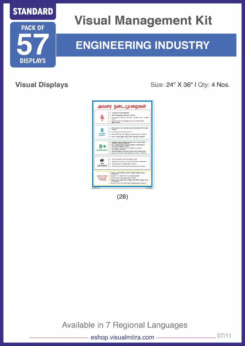 Standard Kit - Engineering Industry Visual Management Kit