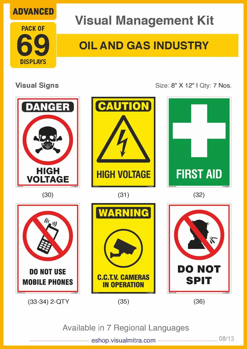 Advanced Kit - Oil & Gas Industry Visual Management Kit