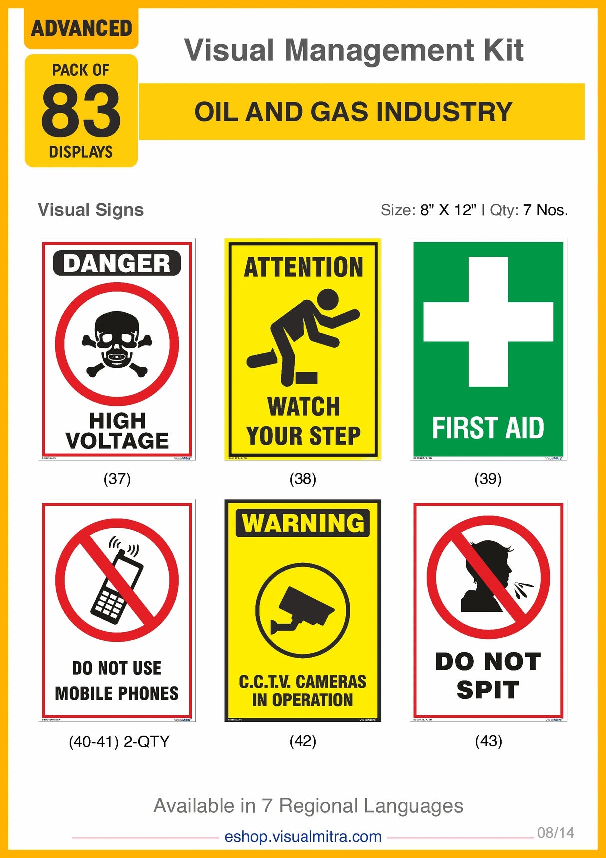 Advanced Kit - Oil & Gas Industry Visual Management Kit