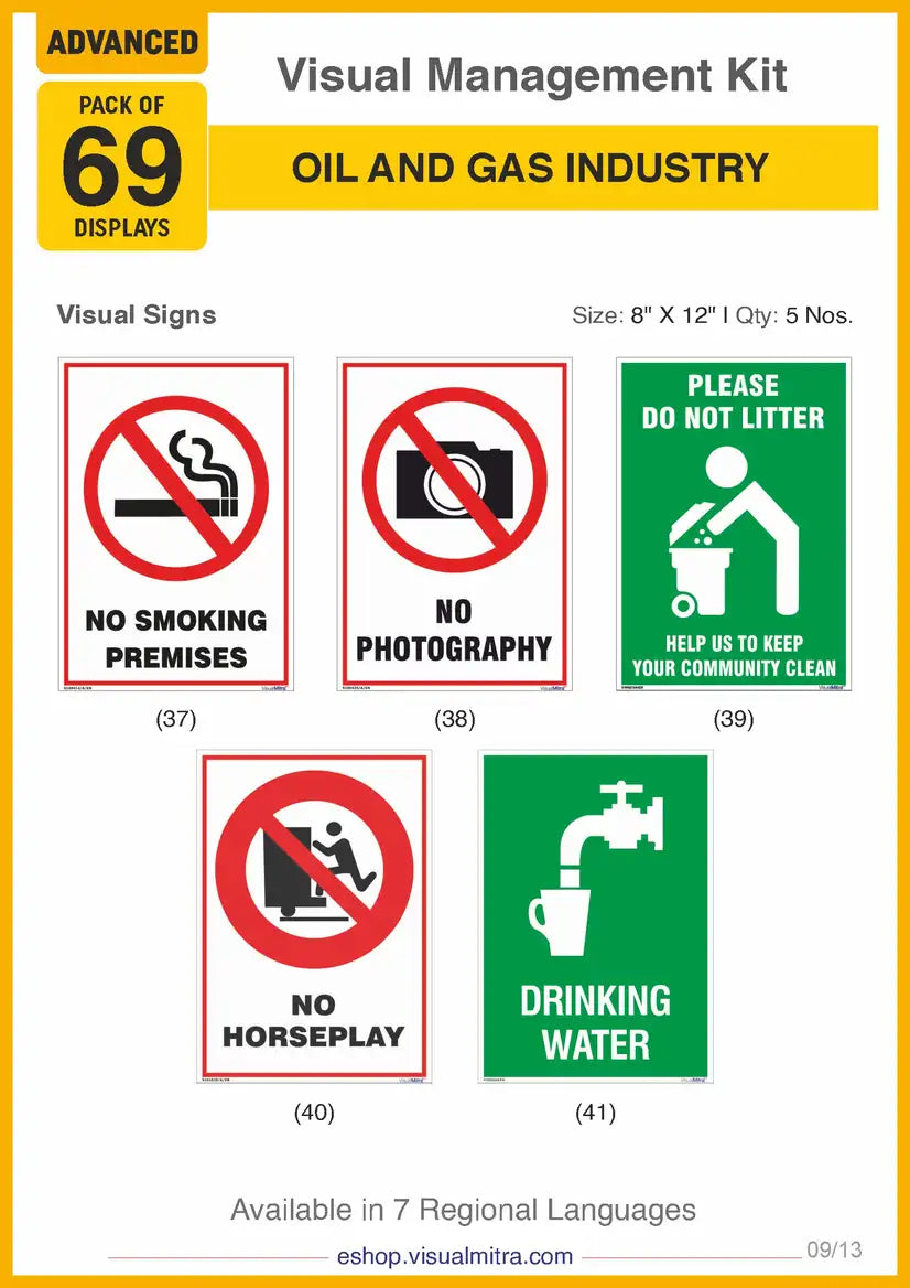 Advanced Kit - Oil & Gas Industry Visual Management Kit