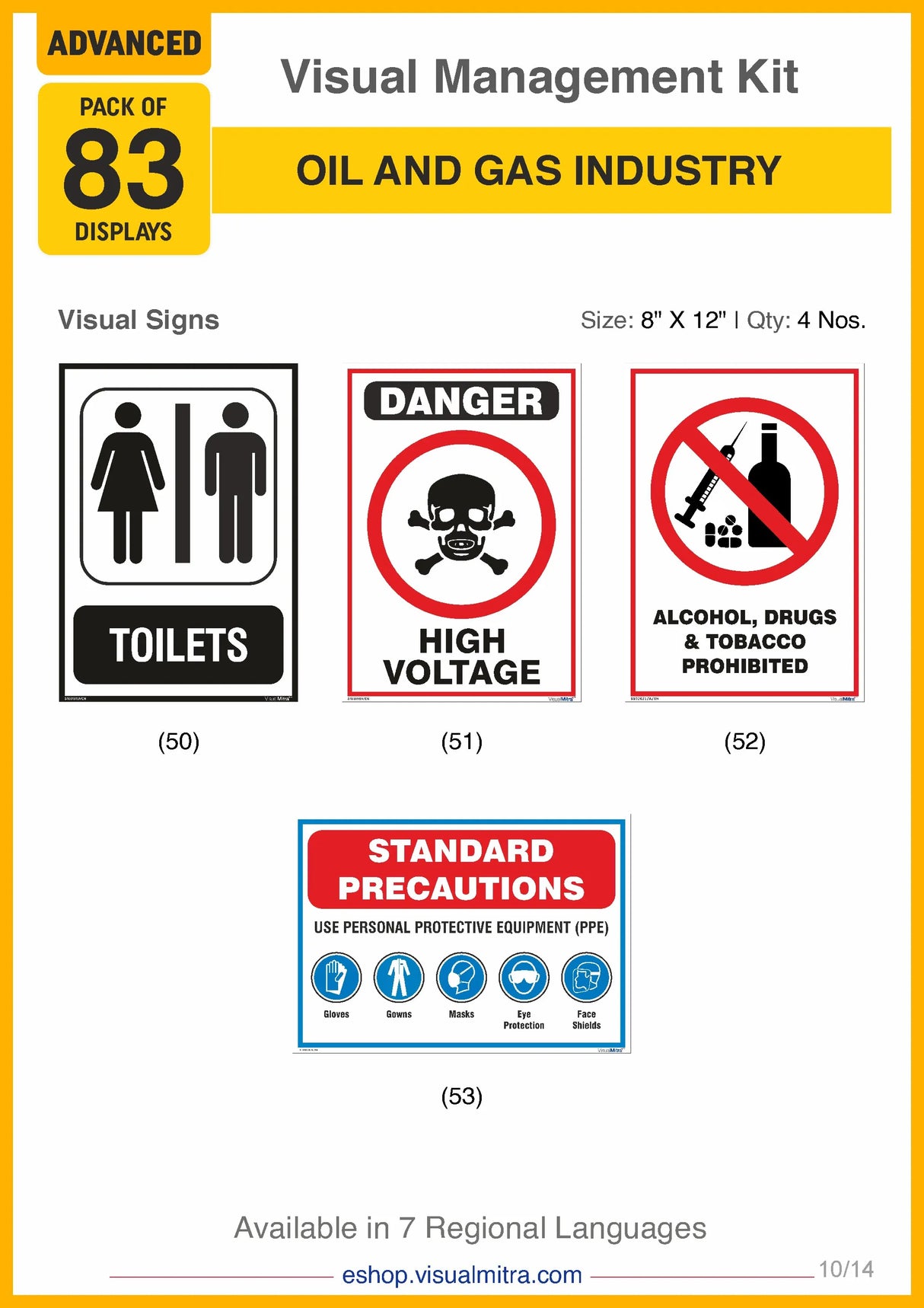 Advanced Kit - Oil & Gas Industry Visual Management Kit