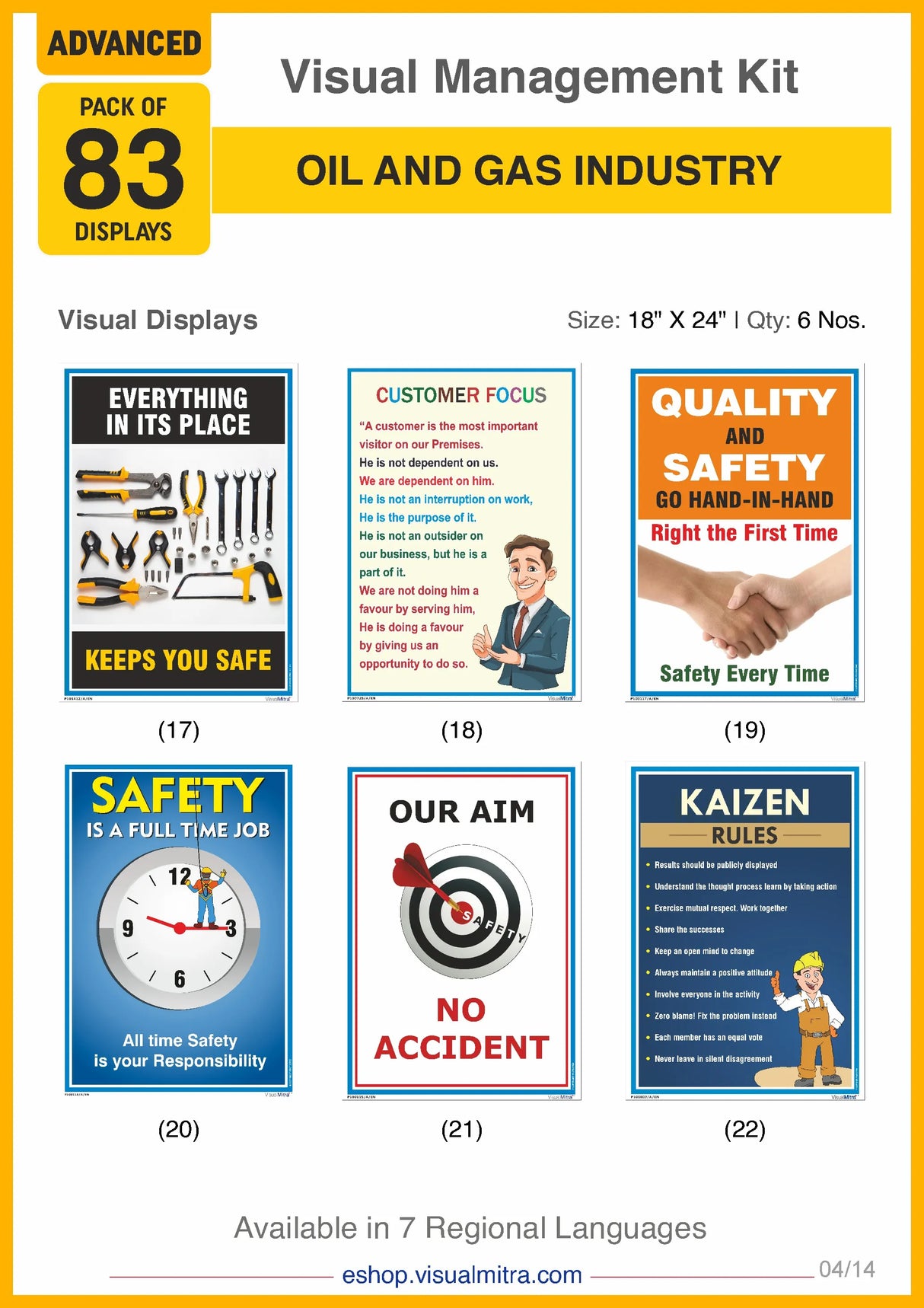 Advanced Kit - Oil & Gas Industry Visual Management Kit