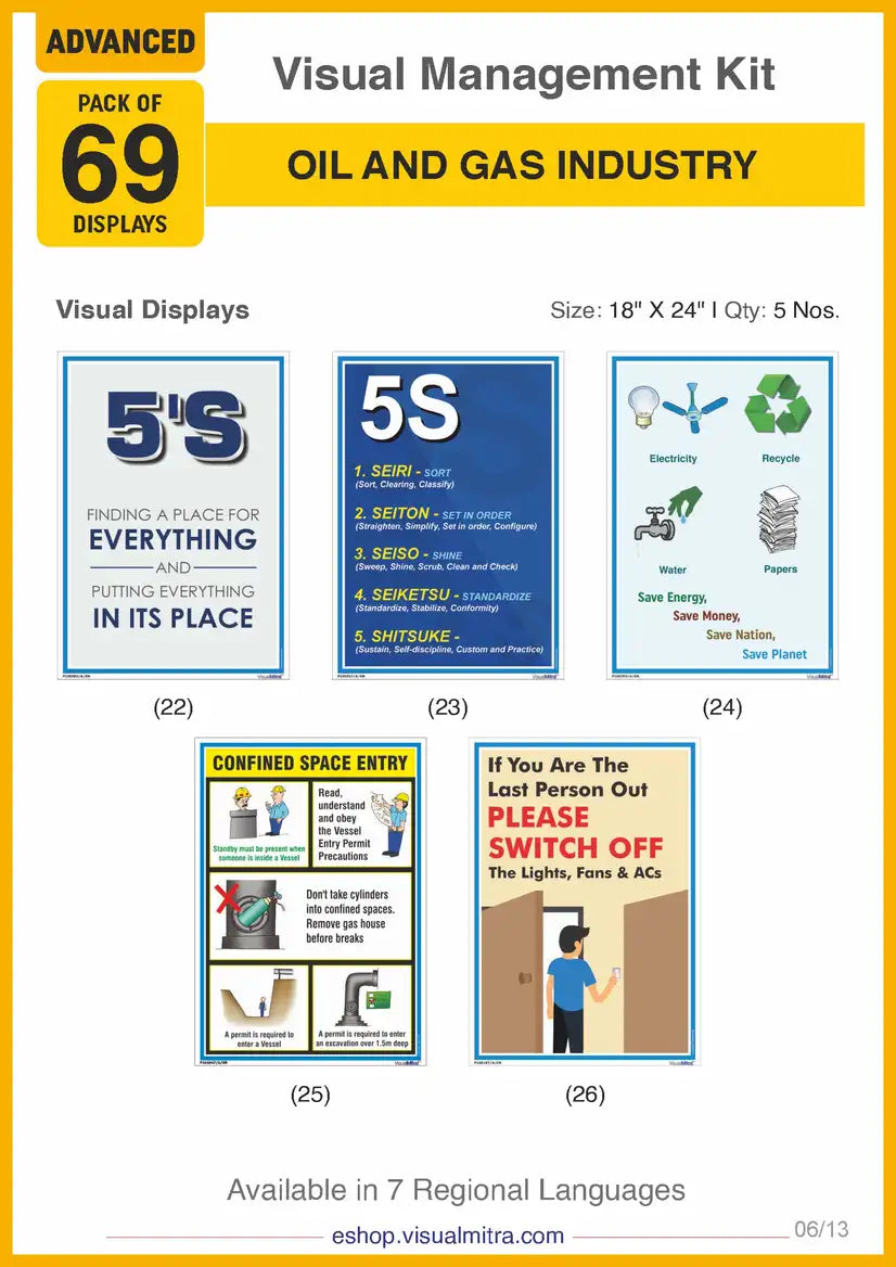 Advanced Kit - Oil & Gas Industry Visual Management Kit
