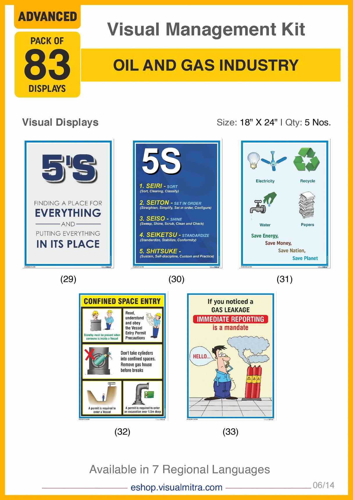 Advanced Kit - Oil & Gas Industry Visual Management Kit