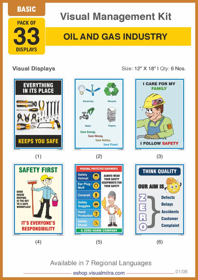 Basic Kit - Oil & Gas Industry Visual Management Kit