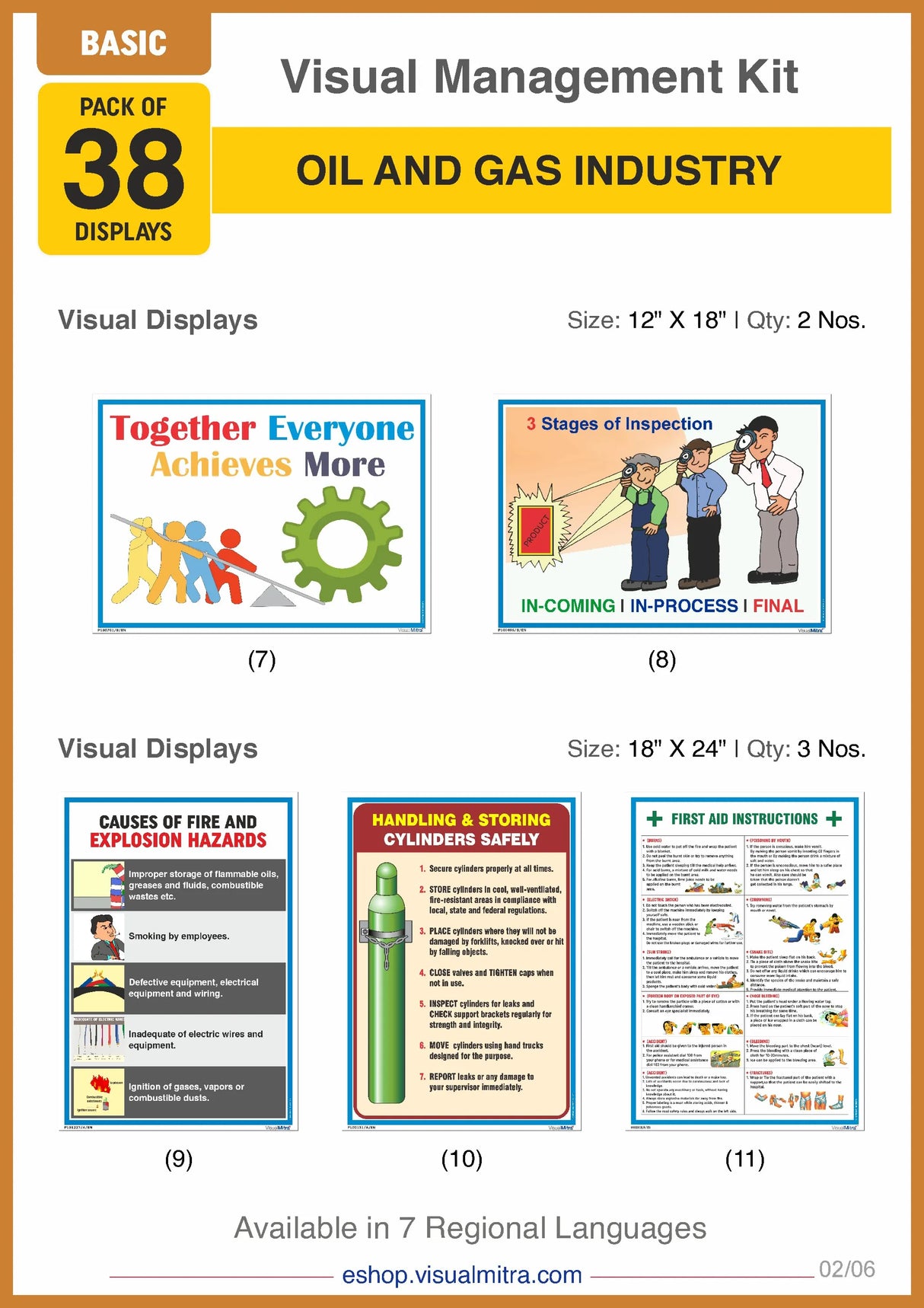 Basic Kit - Oil & Gas Industry Visual Management Kit