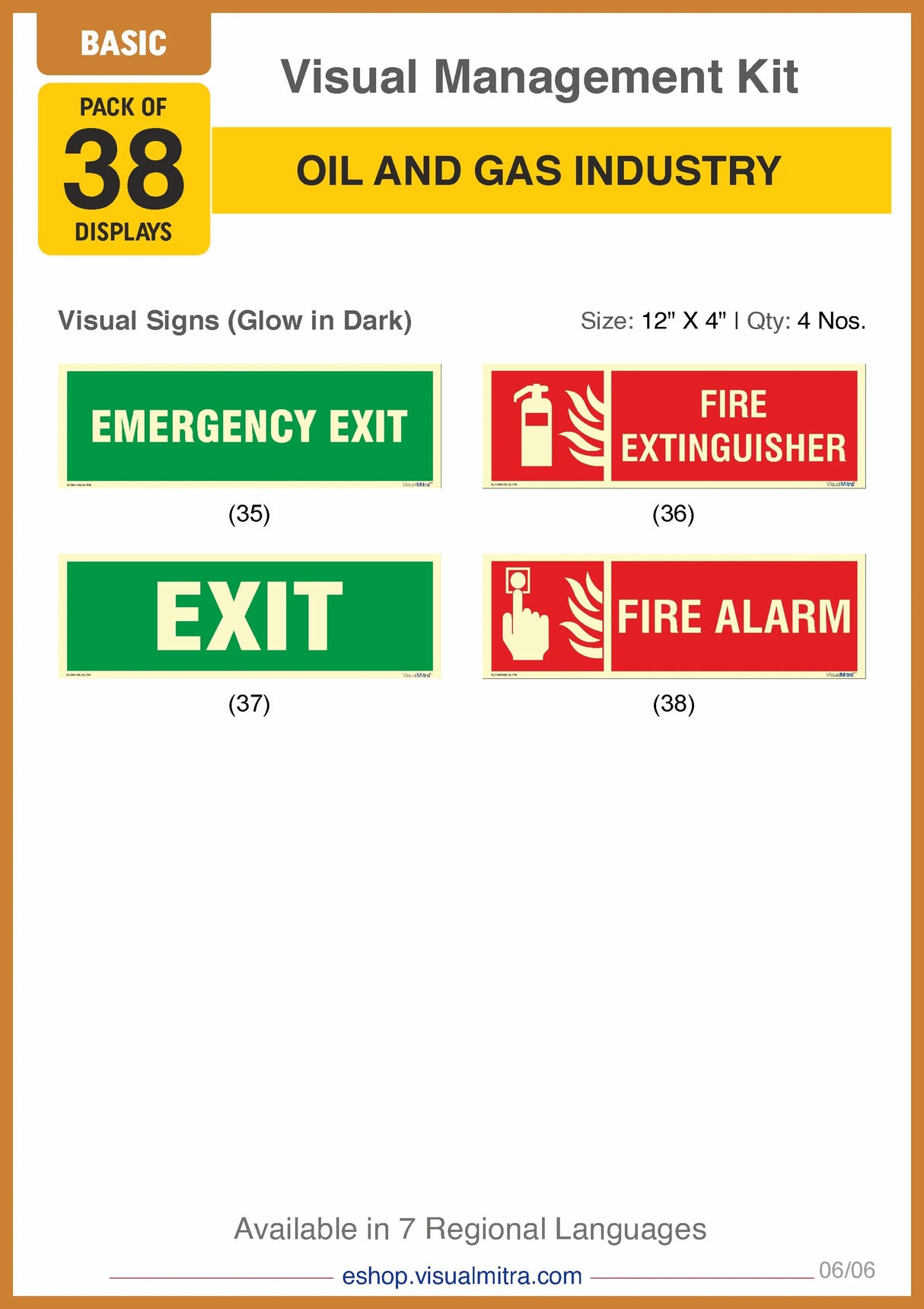 Basic Kit - Oil & Gas Industry Visual Management Kit