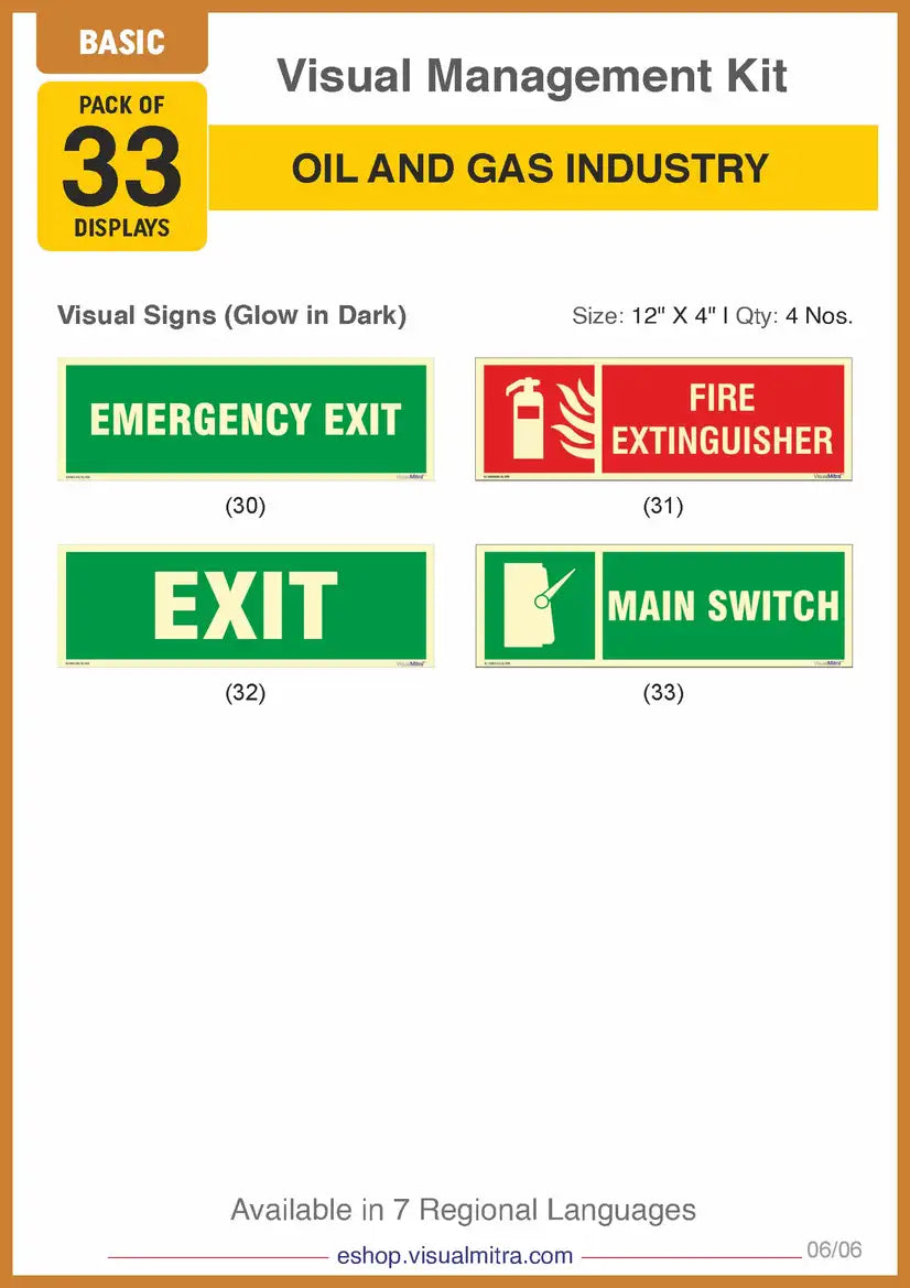 Basic Kit - Oil & Gas Industry Visual Management Kit