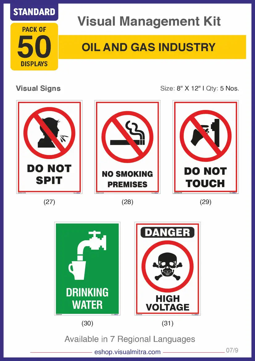Standard Kit - Oil & Gas Industry Visual Management Kit